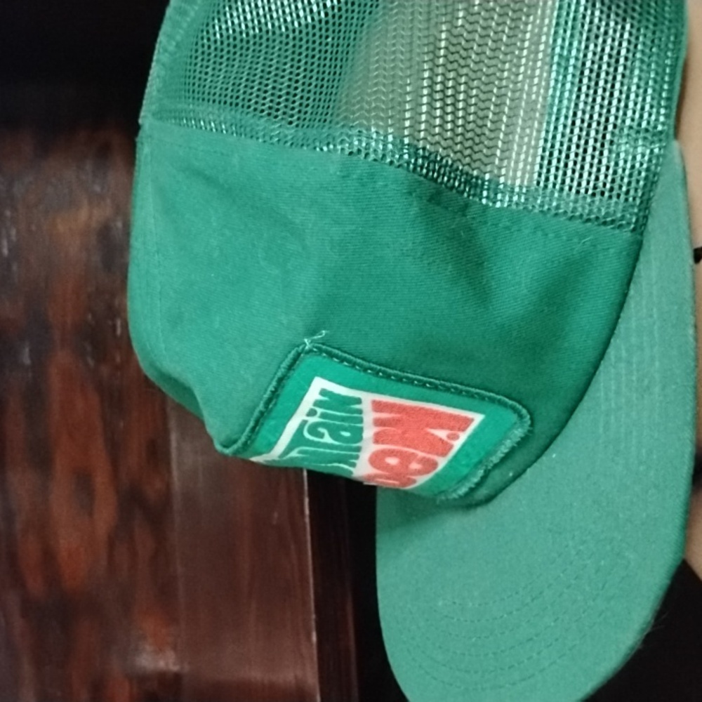 Vintage Mountain Dew Snapback Patch Hat Mesh K Br… - image 2
